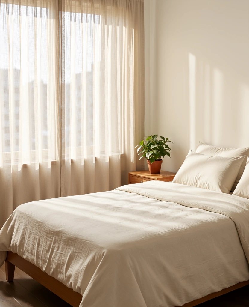 Ambiente de descanso sereno